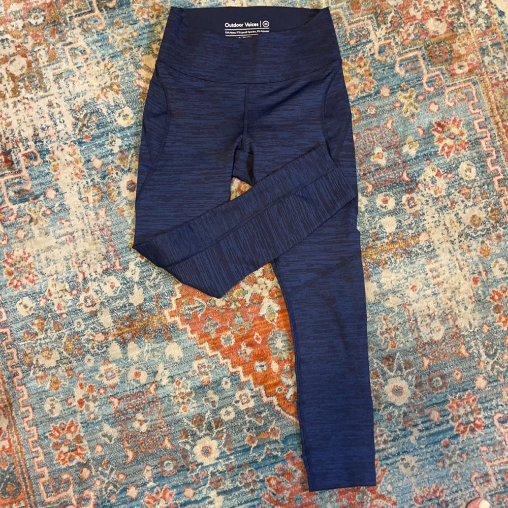 Outdoor Voices Core 3/4 legging- Baltic